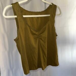 old navy green tank top women’s sleeveless top XL